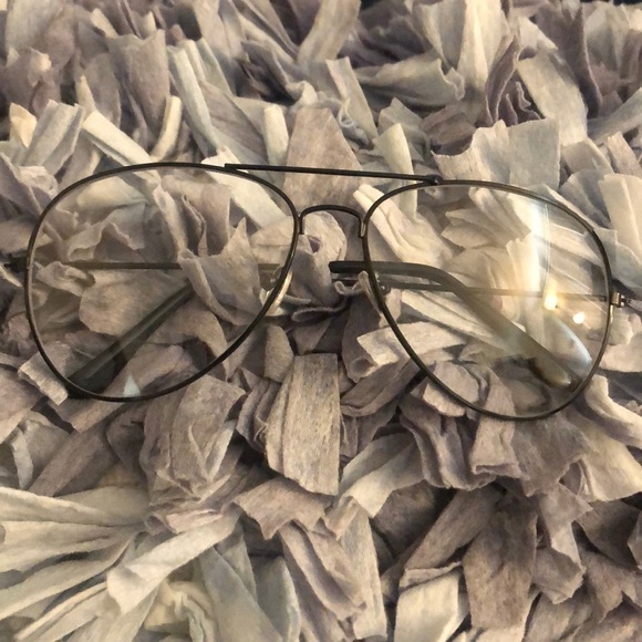 AVIATOR fashion glasses black wire - Picture 1 of 2